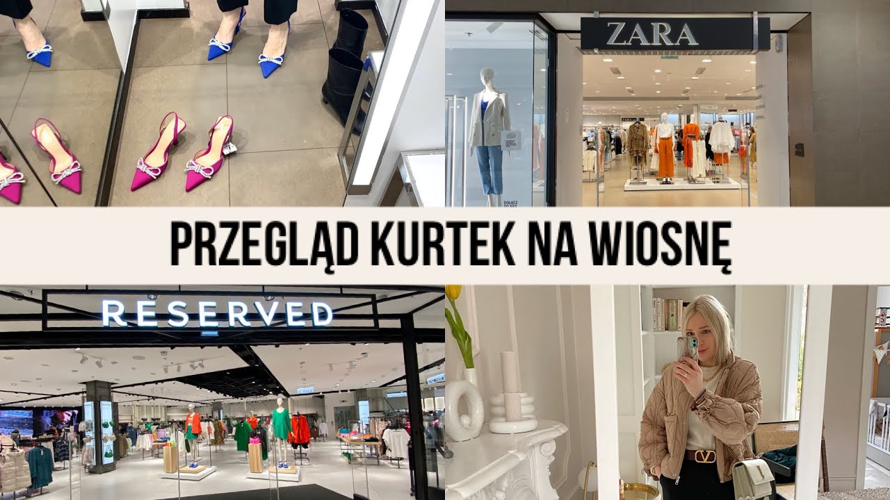MIERZYMY ZARA, STRADIVARIUS, RESERVED PRZEGLĄD KURTEK NA WIOSNĘ - budowa na finishu - VLOG