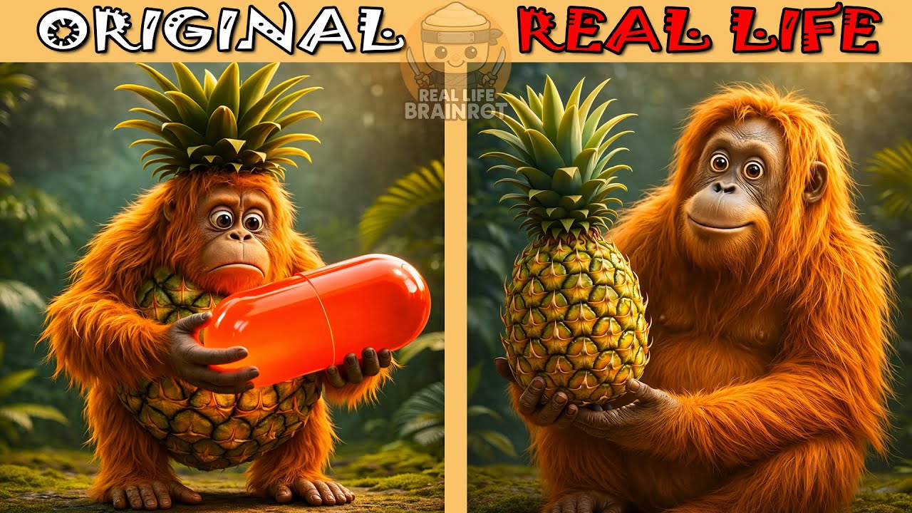Brainrot Memes when it all ended | Brainrot Original vs Real life | Brainrot Animation