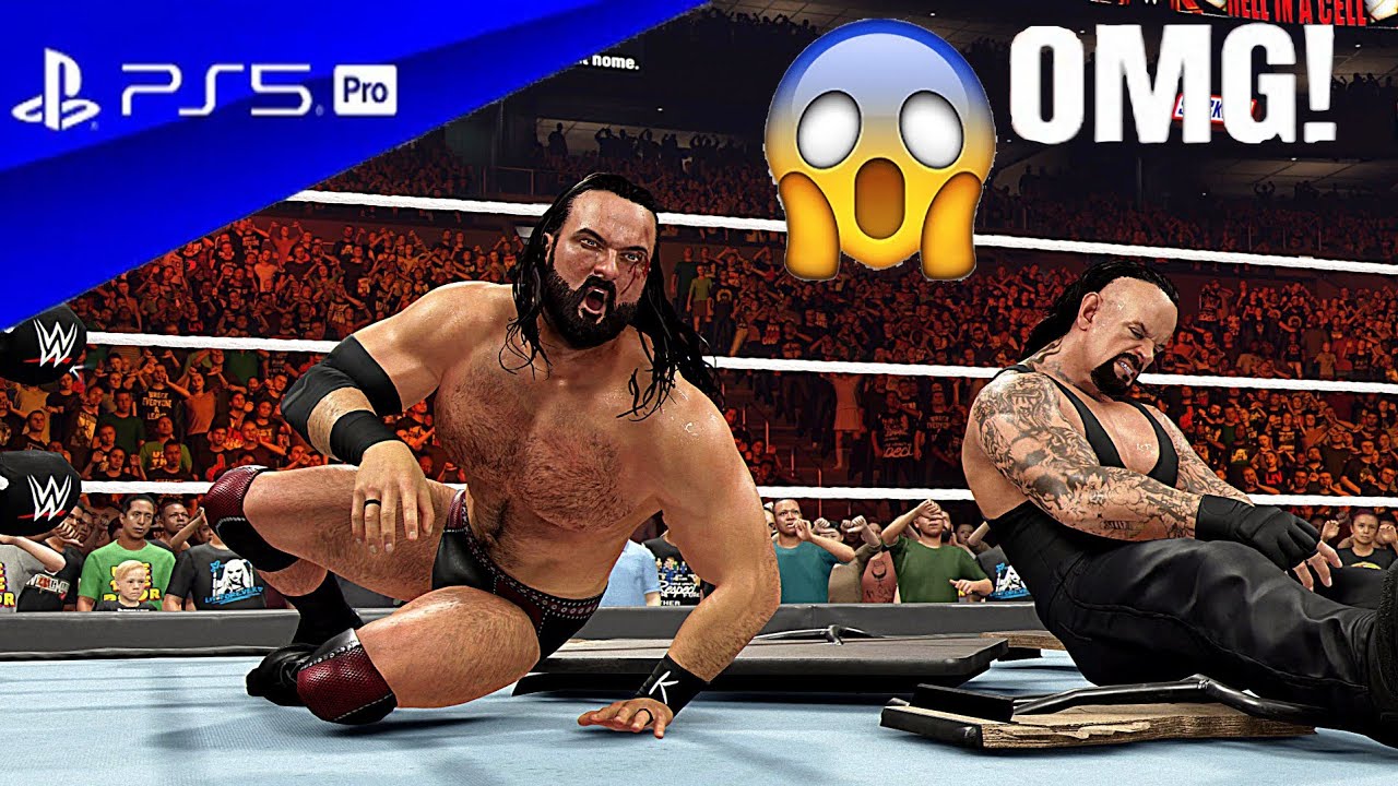WWE 2K25- Drew mcintyre vs Undertaker- NO HOLDS BARRED MATCH- WWE 2K25 GAMEPLAY PS5 4K