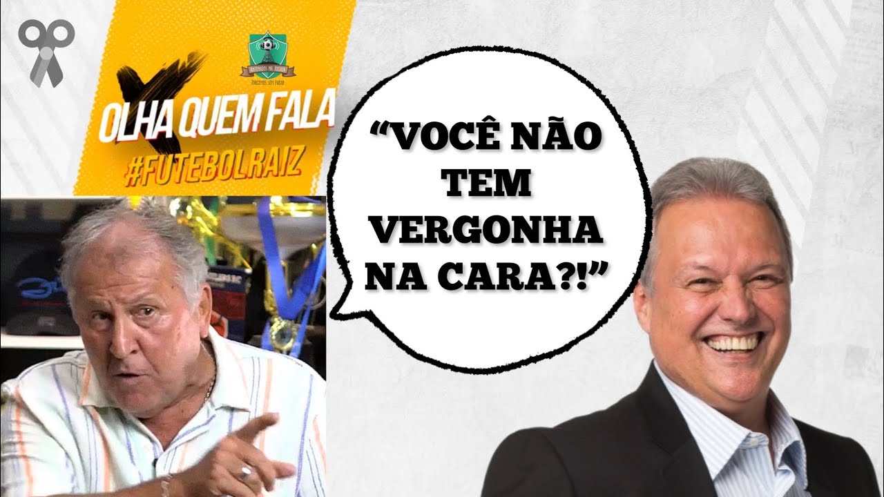 A BRIGA DE ZICO COM O JORNALISTA RENATO MAURÍCIO PRADO | Cortes OLHA QUEM FALA #FutebolRaiz