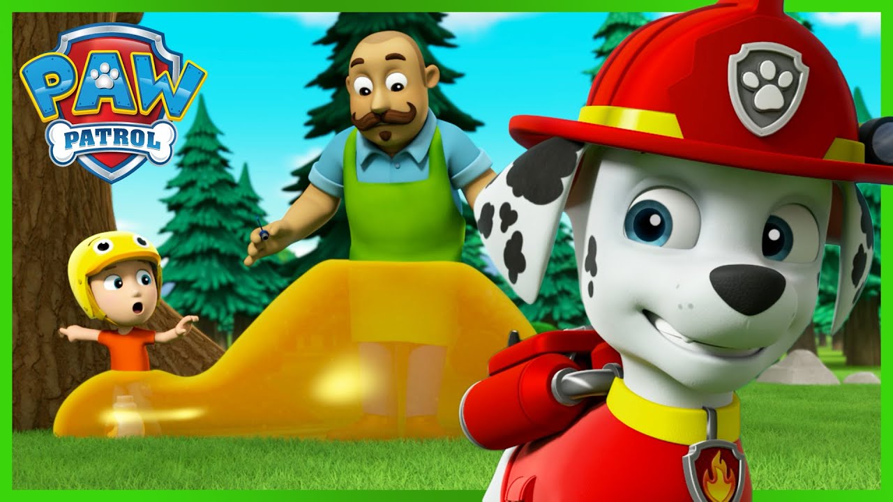 Marshall zachraňuje táborníky pokryté lepkavým sirupem a další! - Tlapková Patrola PAW Patrol