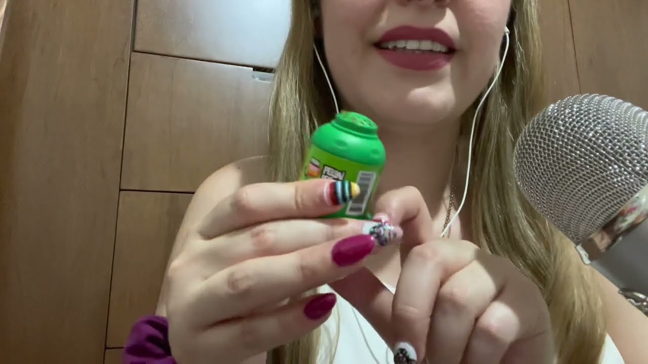 ASMR/Comiendo pelón pelo rico/sonidos relajantes