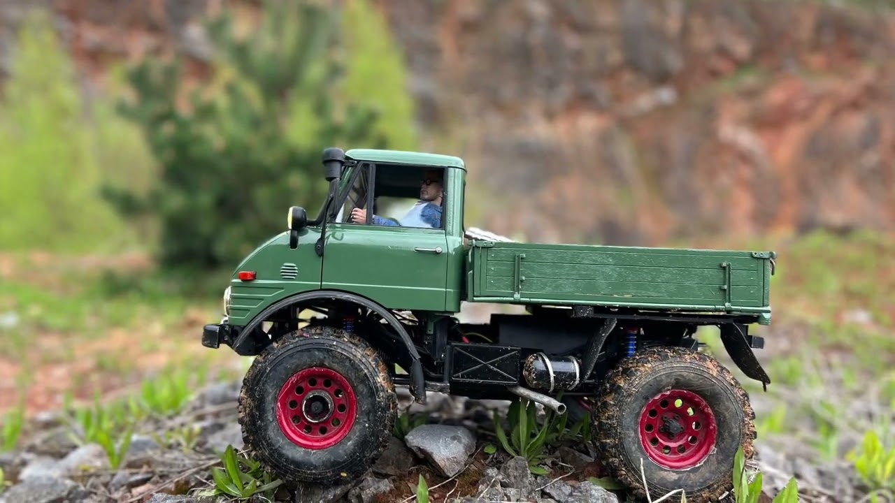 Printed rc Unimog‘s 406 on trx4