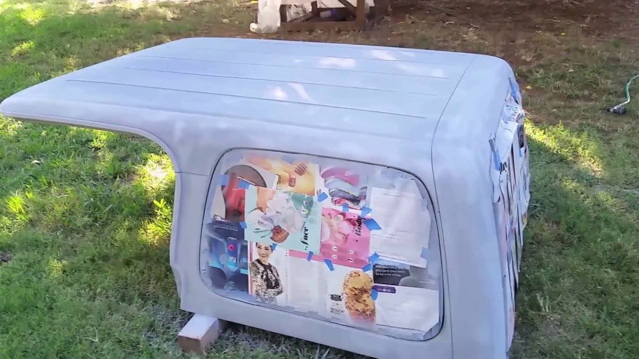 Painting a jeep hard top