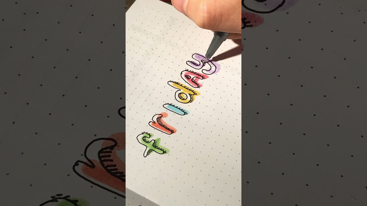 Friday retro font #drawing #calligraphy #handlettering #fontsonfridays