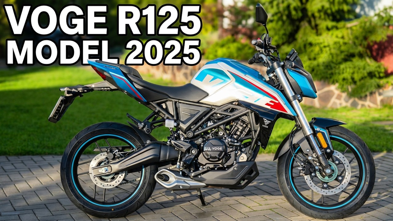 VOGE R125 ABS Blue model 2025 4K
