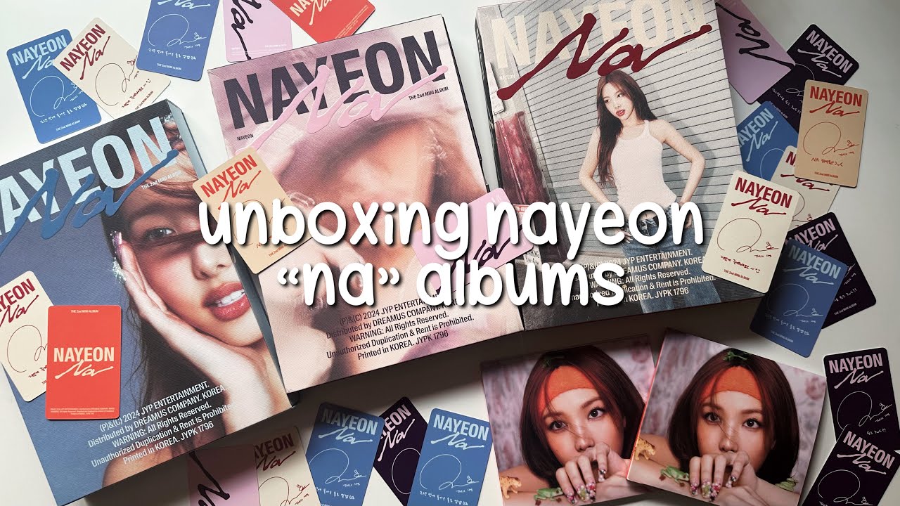 Распаковка альбомов Nayeon &laquo;na&raquo;!! 6 копий!