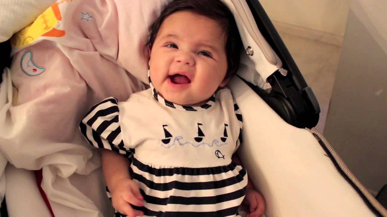** Funny Baby**3 month old Baby talking**