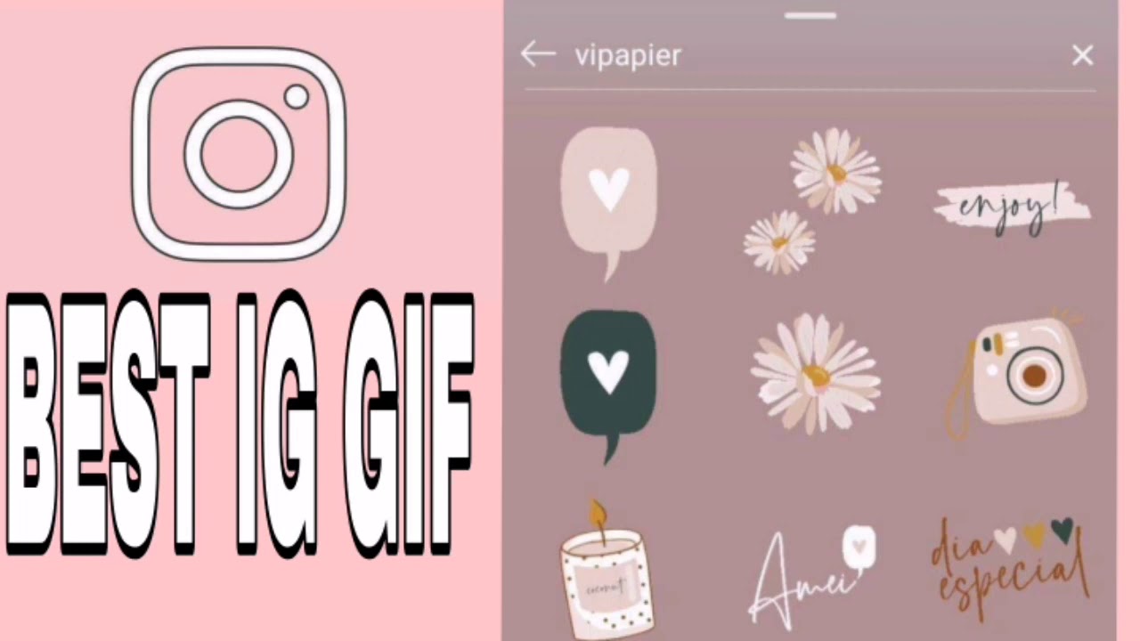 BEST INSTAGRAM  GIF STICKERS 2021 #GIFSTICKERS