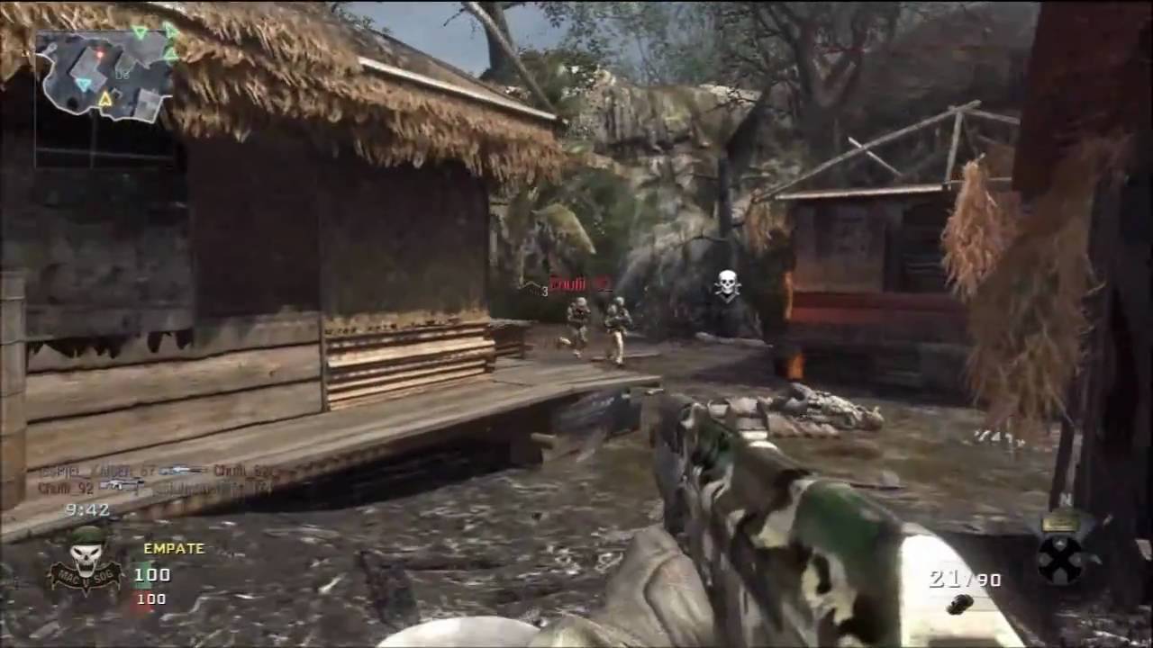 COD BLACK OPS - GAMEPLAY CON COMENTARIO - DPE/TDM - JUNGLE (38-1) AK-74u