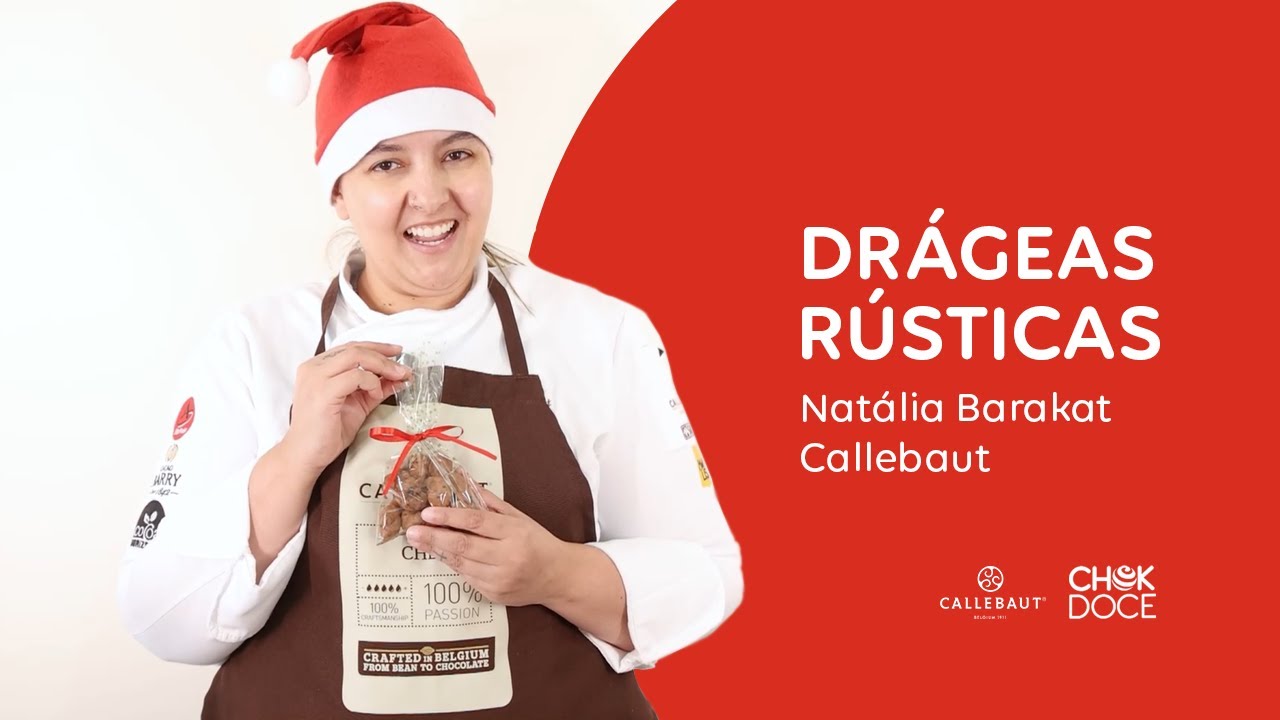 Receita: Drágeas Rústicas com Natália Barakat da Callebaut Brasil