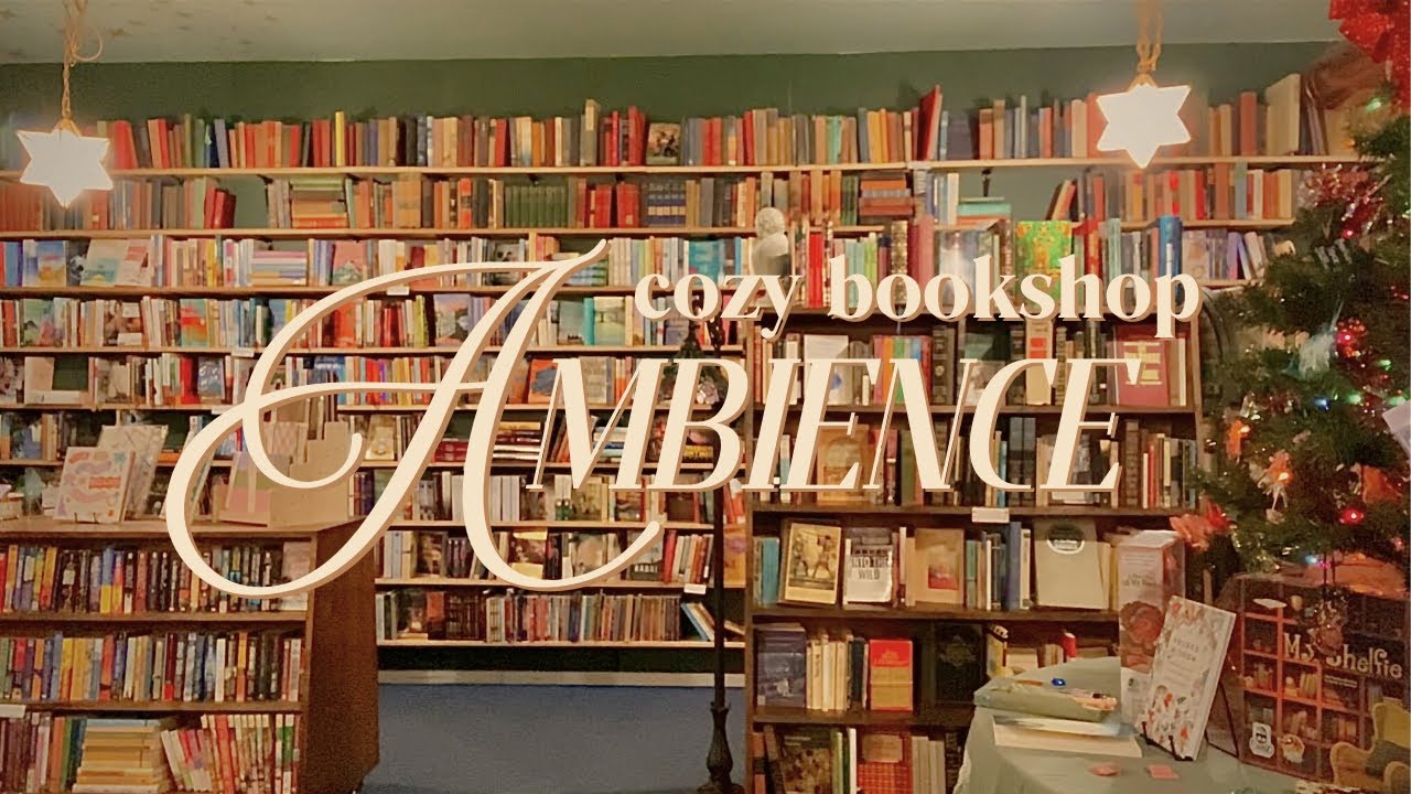 Cozy Bookshop Ambience | Quiet Tasks & Small-Town Bookstore Vibes