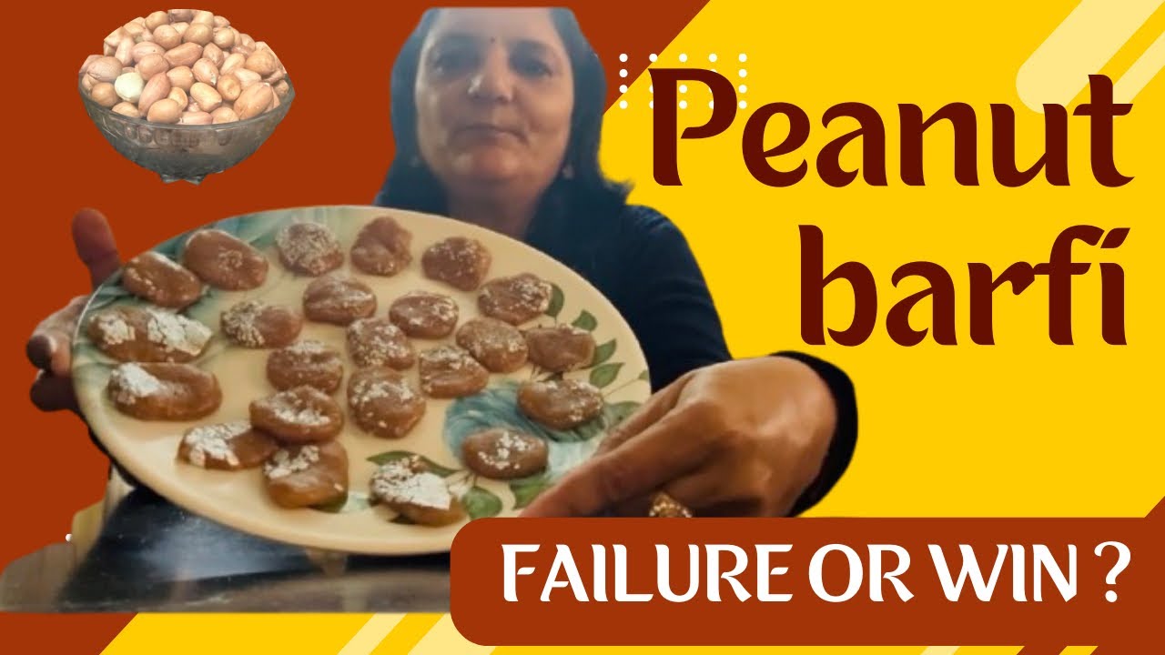ऐसी trick लगाई के peanut बर्फी बन ही गयी 🤭#peanutbarfi #sweets #creativehand25 