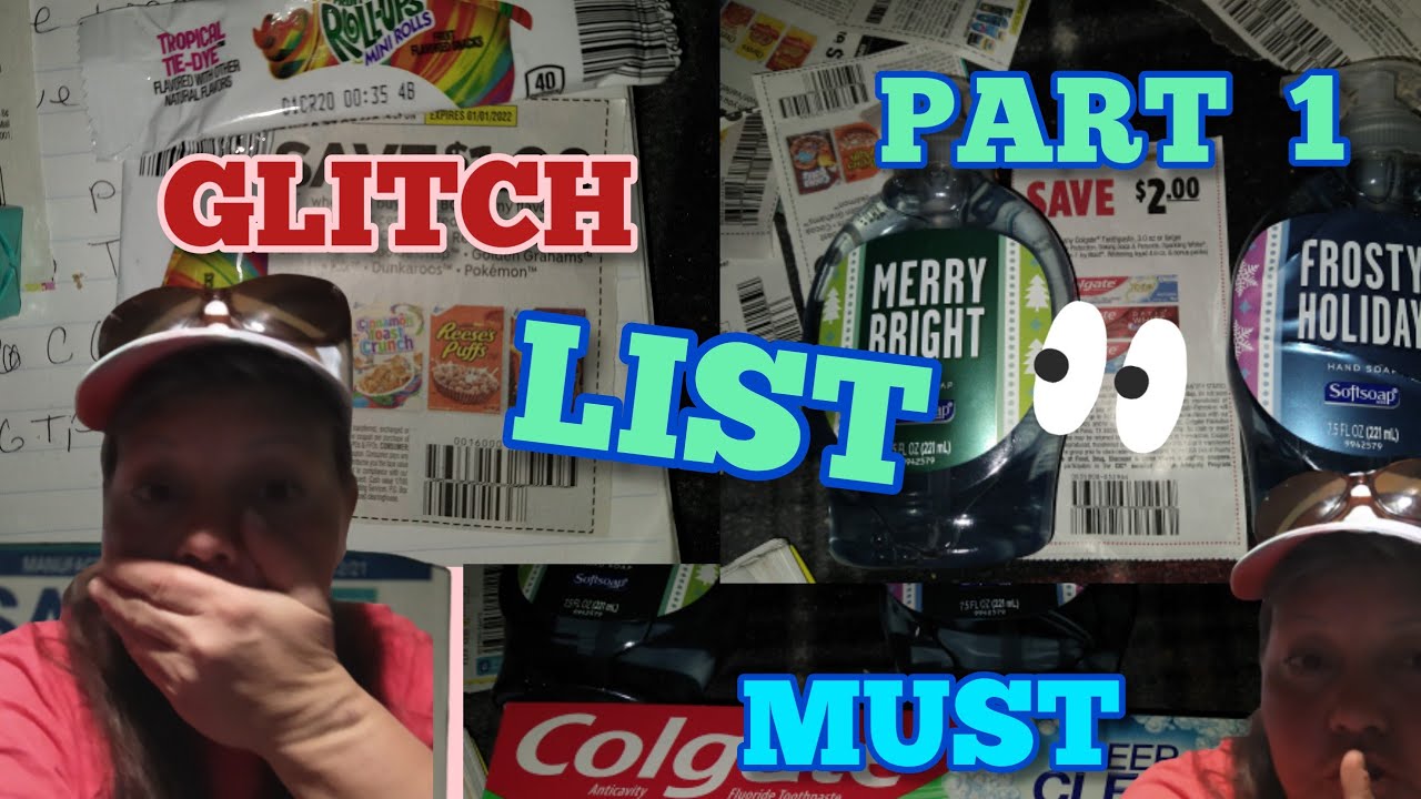 💥#couponing#glitch💥#1 GLITCHES LIST😱 GAIN COUPON MATCHUPS AND in