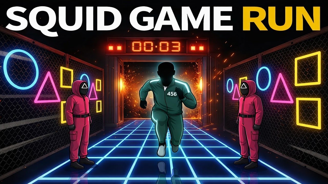 Immersive Interactive Warm-Up | 🔴 POV SQUID GAME RUN 🔺 | Viral Challenge | Fun Workout | NO GEAR