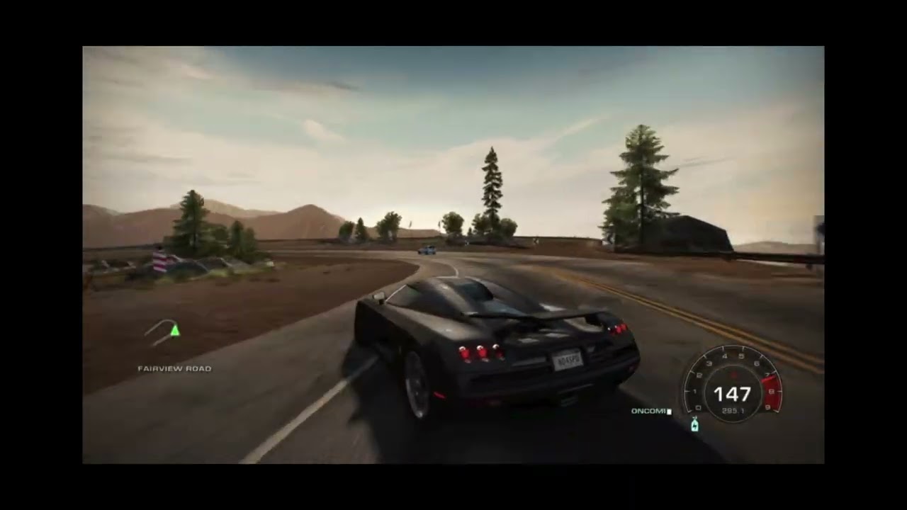 Need For Speed Hot Pursuit Remastered Seacrest Tour Race Route in Free Roam Ps5 Pro