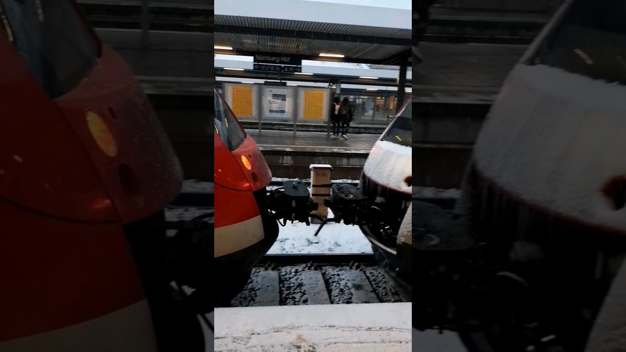 LINT (Baureihe 648) Kupplung in N&uuml;rnberg Hbf bei Schnee