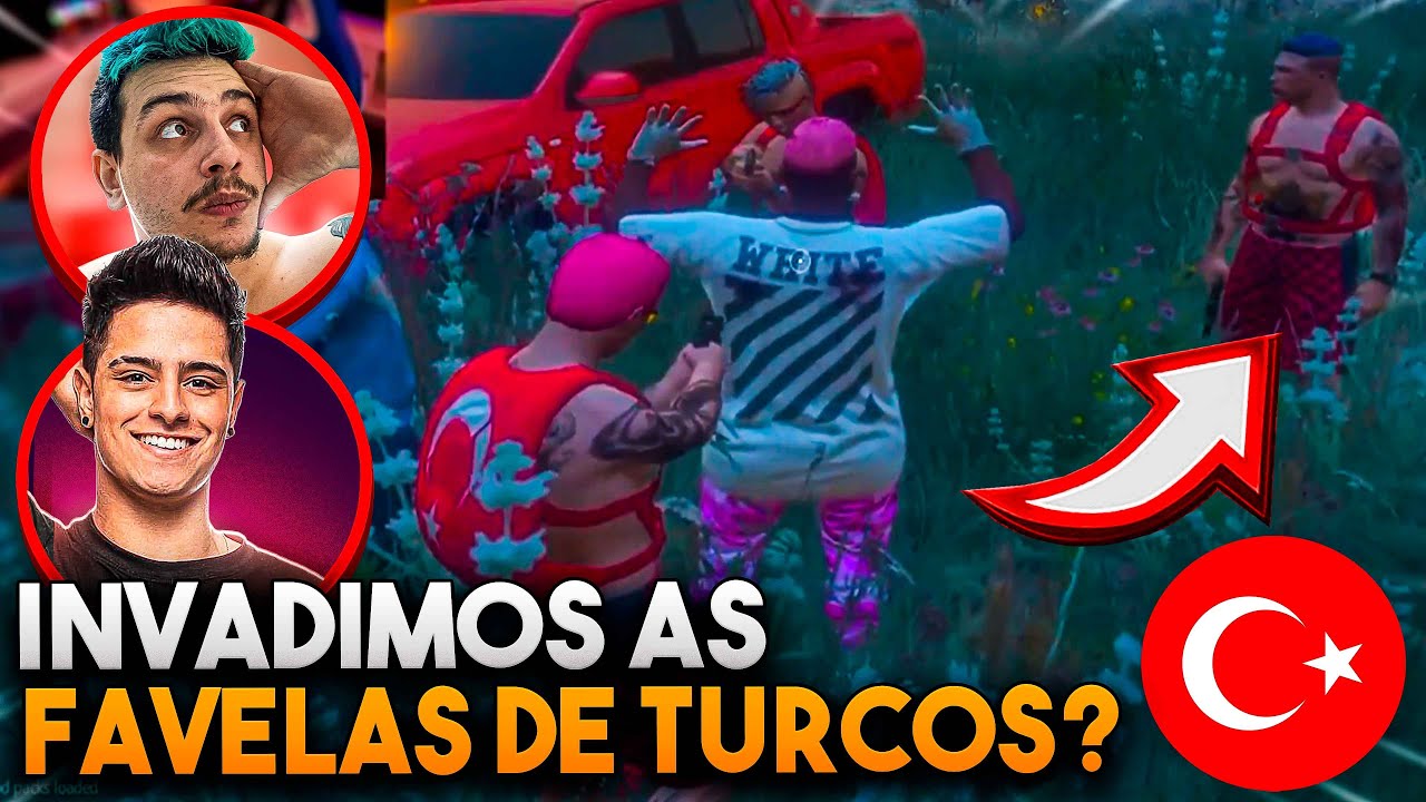 INVADIMOS AS FAVELAS DE TURCO, CONNOR LIDER DO GRUPO - CDA - GTARP