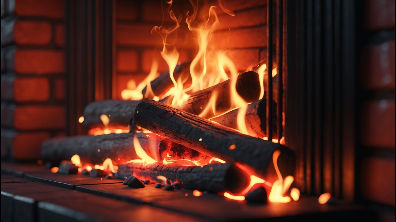 Golden Glow by the Hearth &ndash; Hypnotic Fireplace Crackle for Relaxation, Sleep & Cozy Nights
