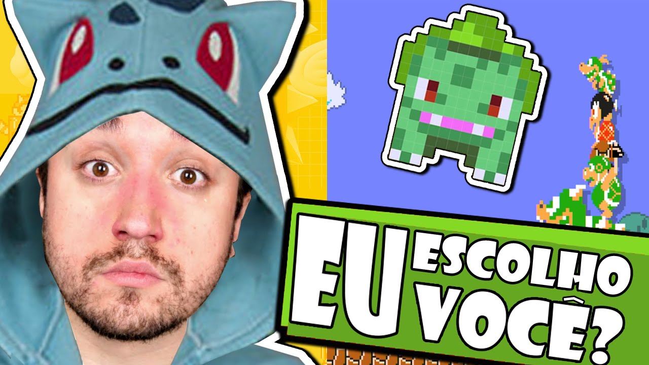 EU ESCOLHO QUEM? -  Super Mario Maker com Leon
