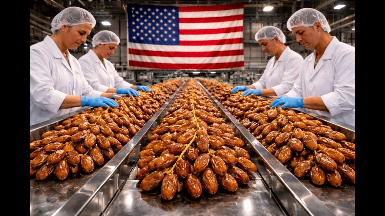 Modern methods: The process of growing, harvesting, and preserving dates