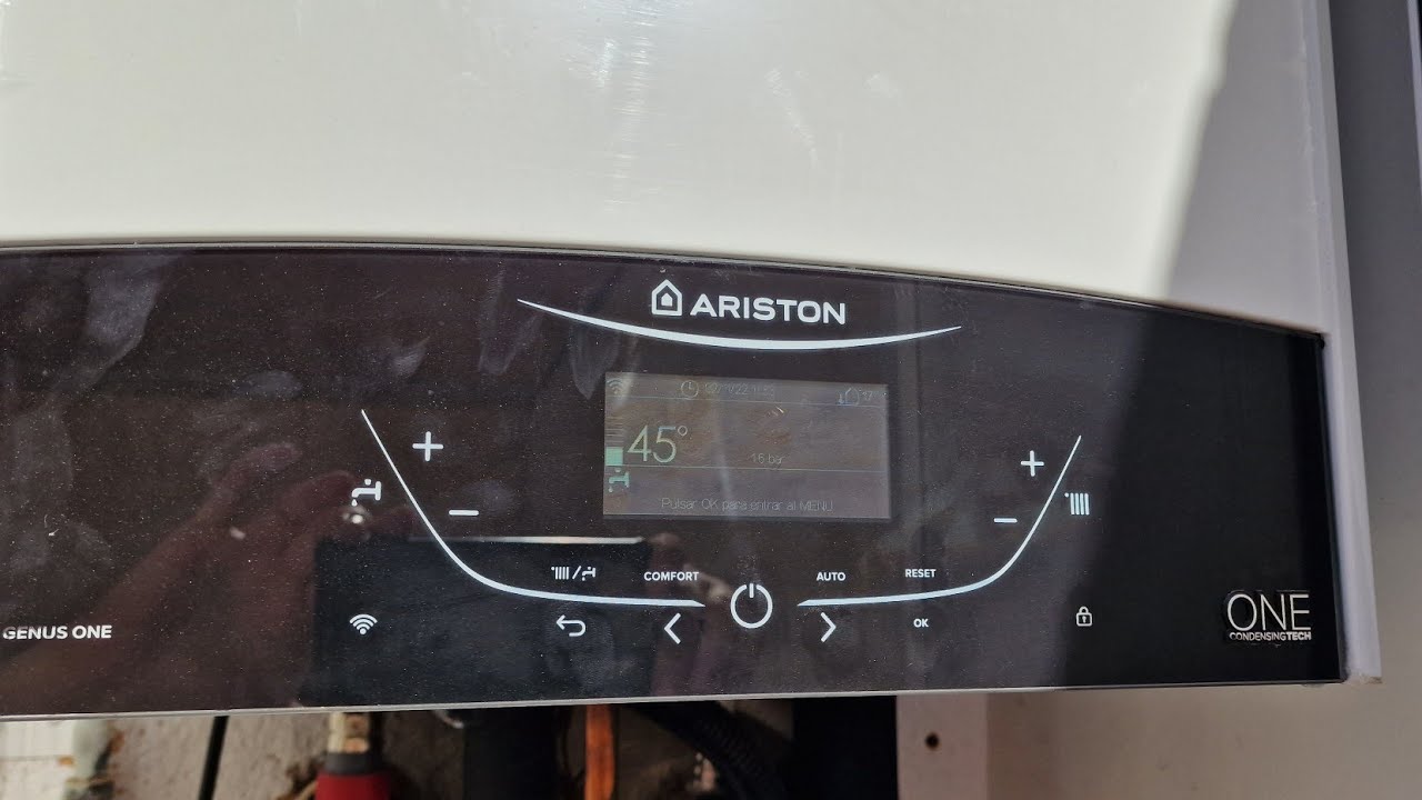 Resetear o quitar el servicio de mantenimiento Caldera Ariston con pantalla. error 3p9