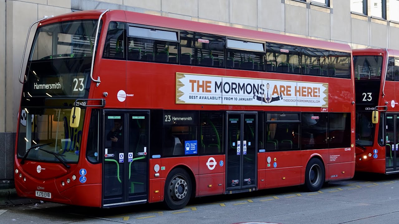 London Bus Route 23 - Westbourne Park to Hammersmith - Subtitles