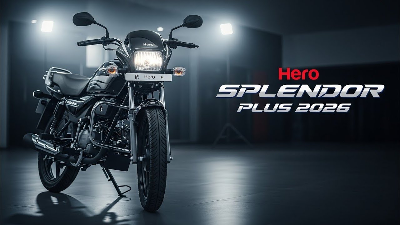 Hero Splendor Plus 2026 – Stylish & Fuel-Efficient Motorcycle