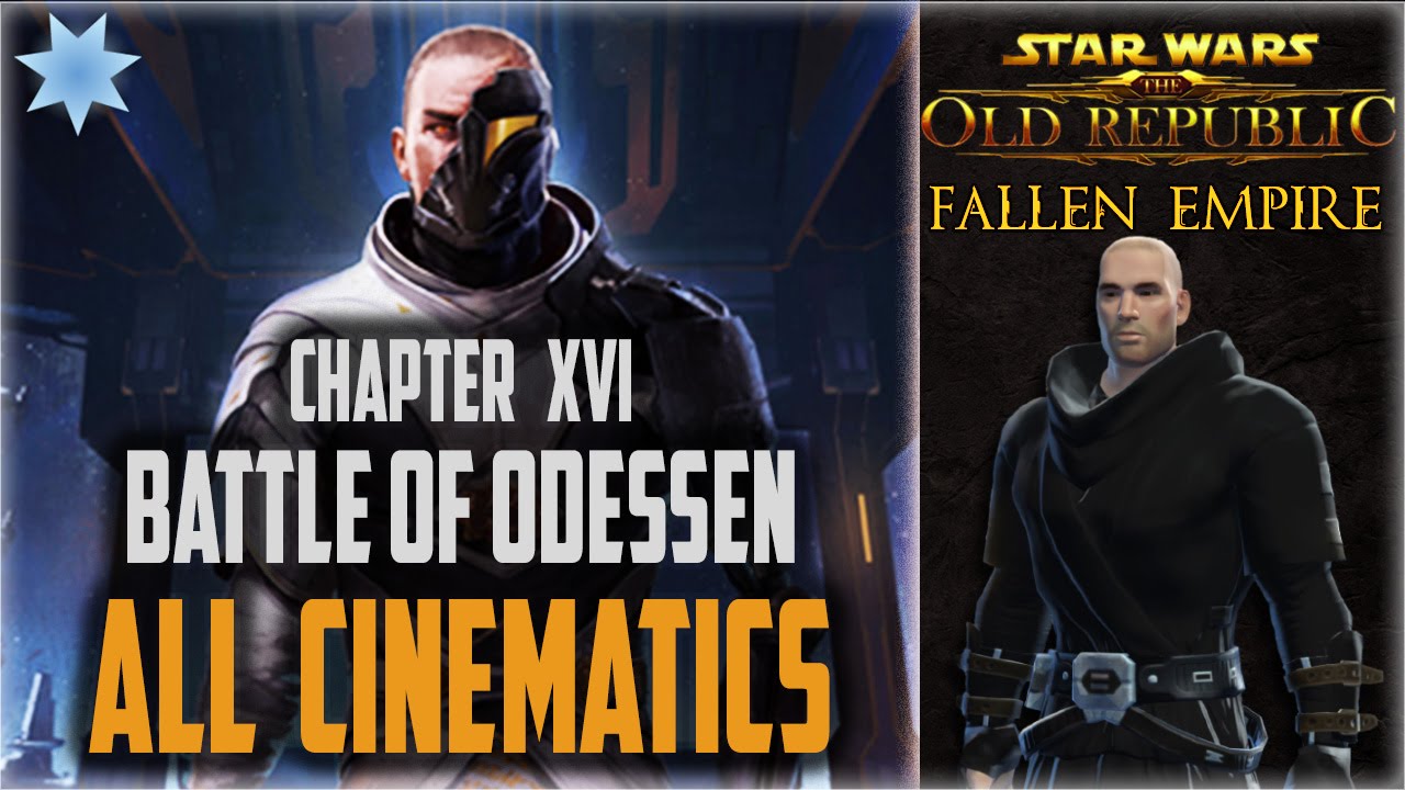 SWTOR KOTFE ► Chapter 16: The Battle of Odessen, ALL CINEMATICS (Jedi Knight, Light Side)
