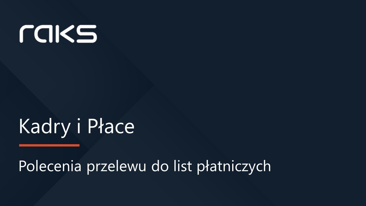 Polecenia przelewu do list płatniczych