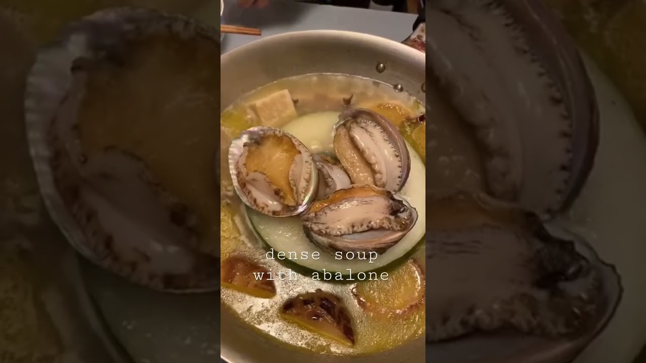 #SHORTS | THIS SOUP AINT NO JOKE SO RICH | #濃湯 #鮑魚 #FOODIE #COOKING #FOOD #FRESH #ABALONE #SOUP