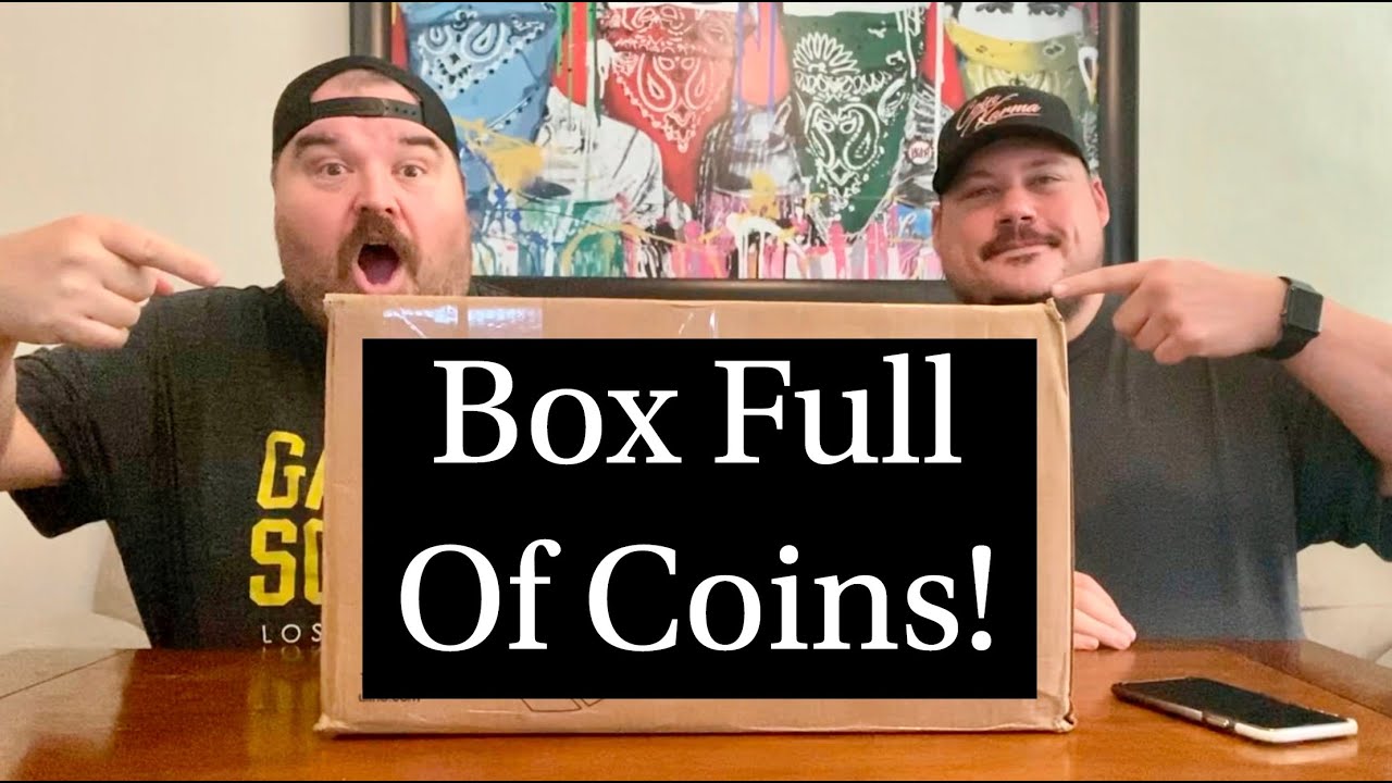 Huge Box Of Coins! What's Inside???