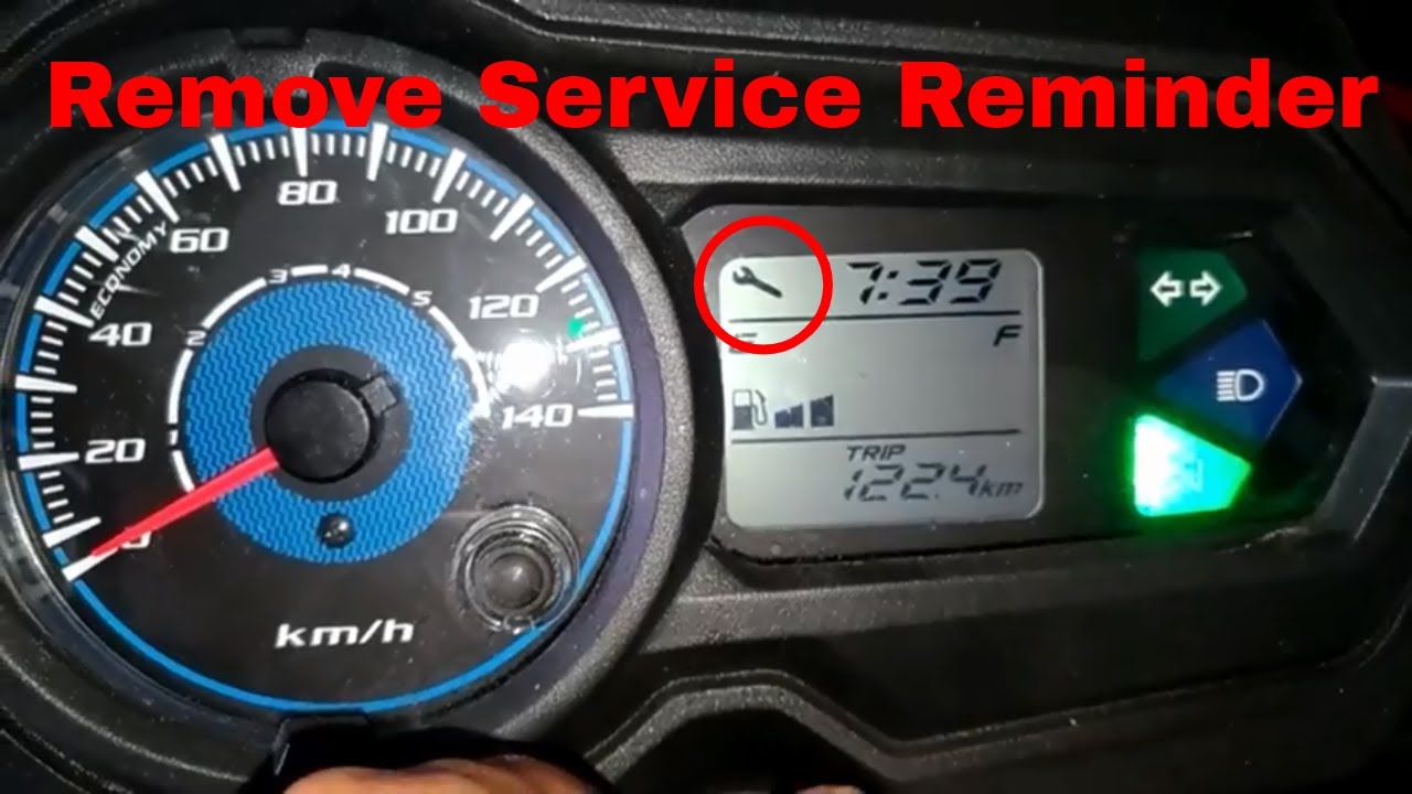 How to Turn Off Bike Service Reminder on Shine SP I Hindi