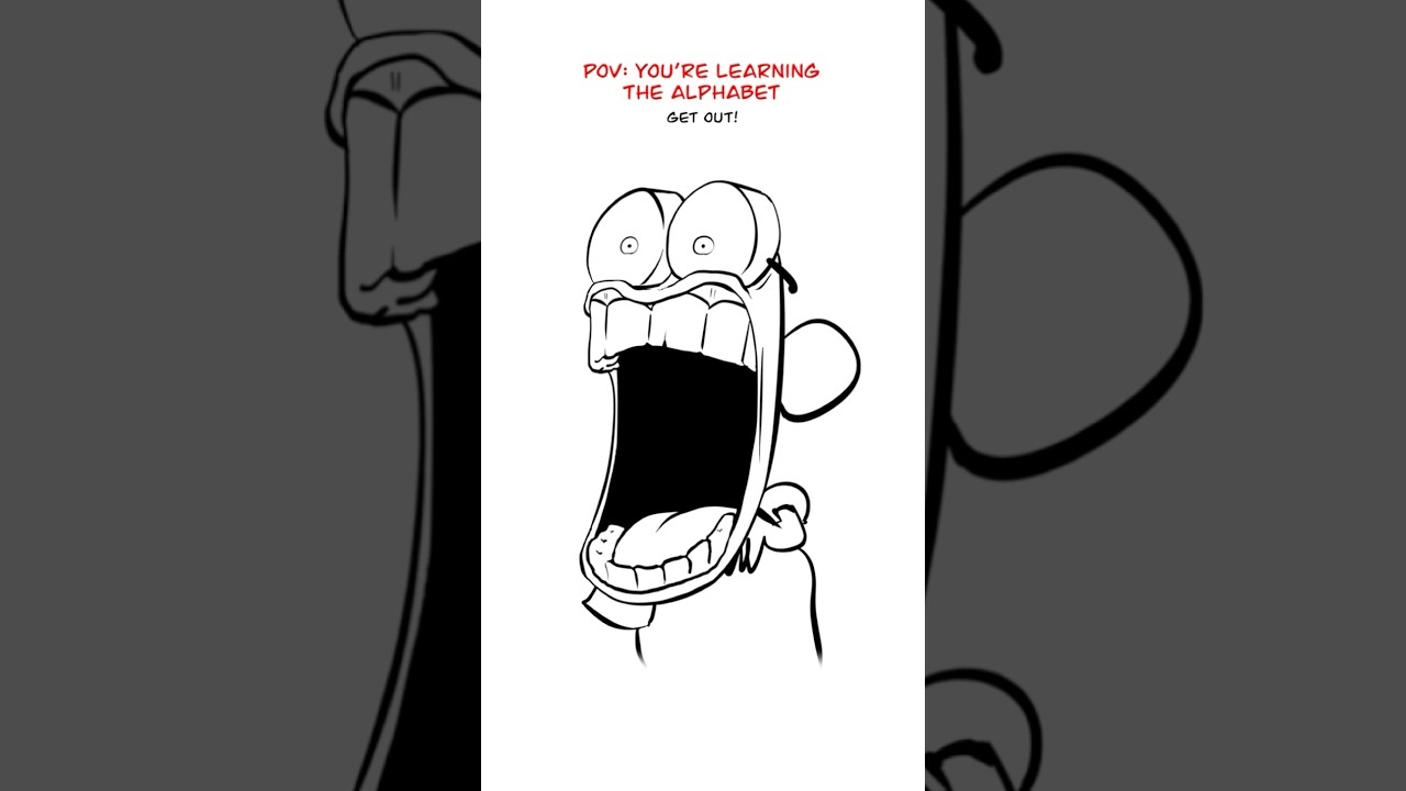Alphabets! 😁 (Animation Meme) #shorts