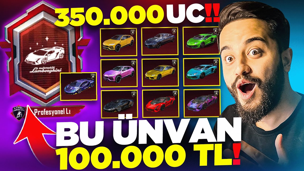 BU &Ouml;ZEL &Uuml;NVAN İ&Ccedil;İN TAM 100.000 TL HARCADIM! (350.000 UC) OYUNUN EN PAHALI &Uuml;NVANI! PUBG Mobile