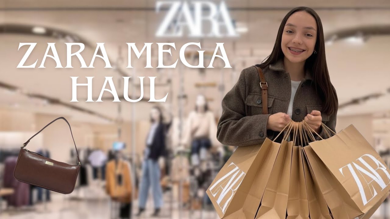 ZARA BIG HAUL 🤍 try on haul | new in Zara | HUGE clothing haul