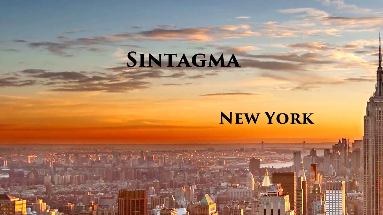 Sintagma - New York (Official Lyric Video)