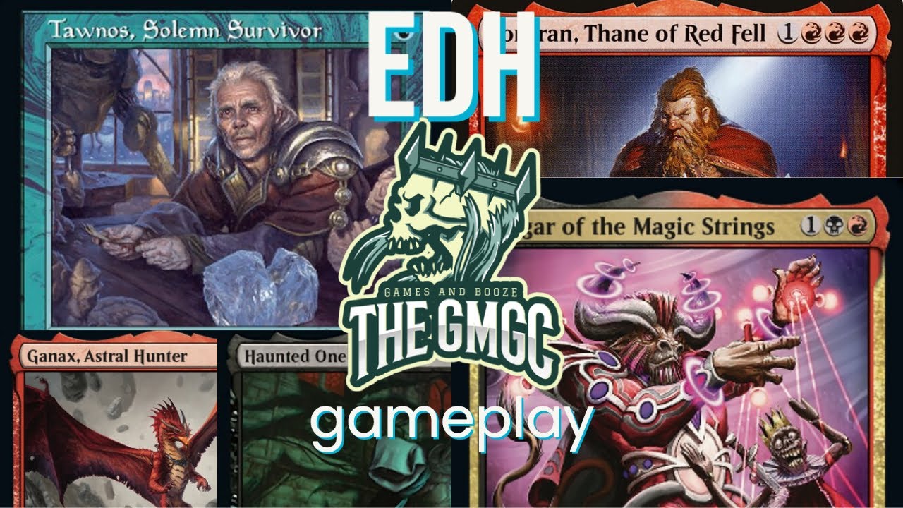 EDH gameplay Ganax, Astral Hunter/Haunted One vs Torbran vs Magar vs Tawnos