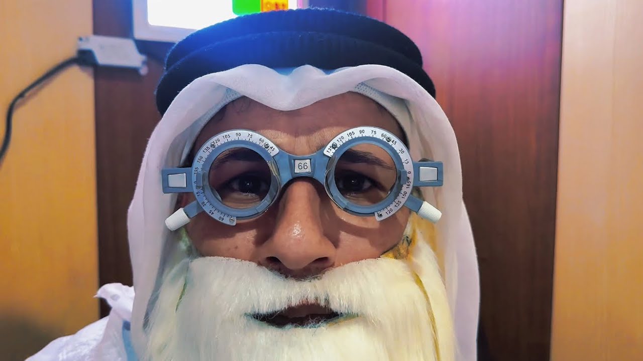 حجي كركم يفقد نظرهُ😂#جون_علي_غالب