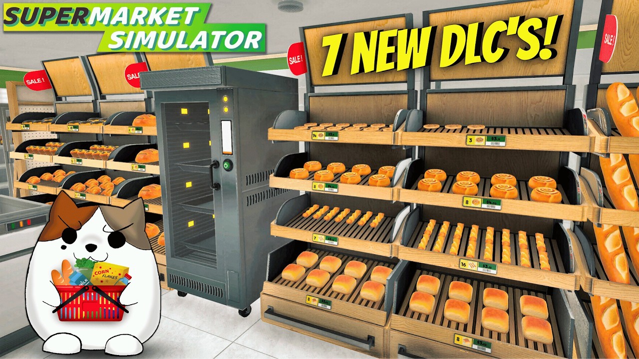 7 New DLCs in Supermarket Simulator! | Bakery, Ice Cream, Vending Machine and More! S2 E22
