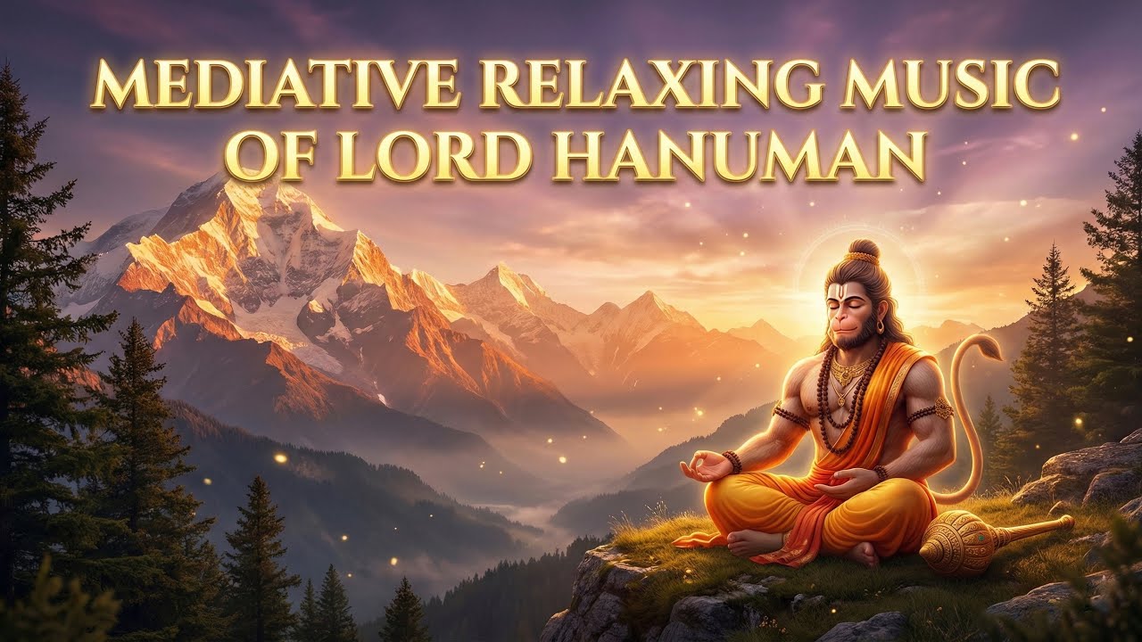 MEDITATIVE RELAXING MUSIC OF LORD HANUMAN | JAI HANUMAN SOULFUL MUSIC | DEEP SLEEP MUSIC