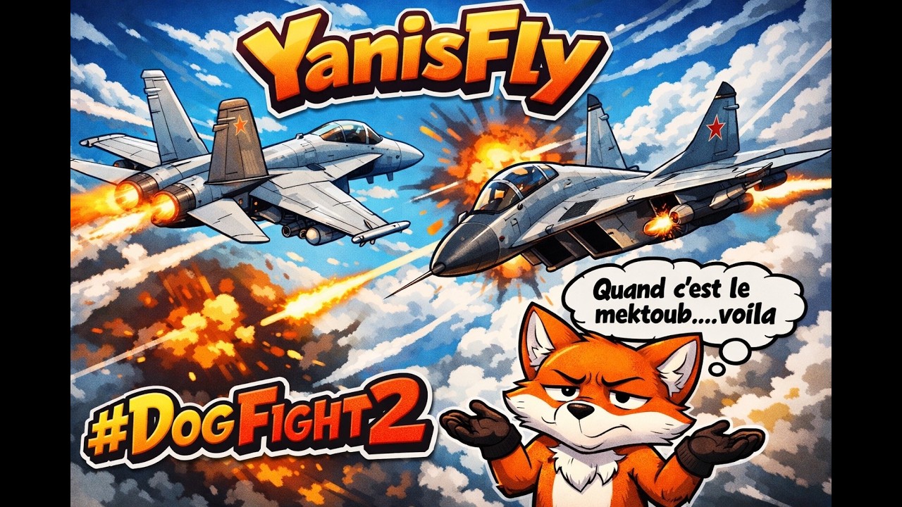 D/2 C'est bon j'arrête, je détruis cette fois un MIG29 en F18 (j'arrête pas c'était un prank sa7bi)