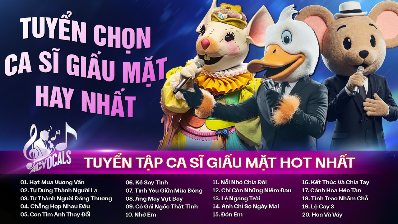 Hòa Cùng Yêu Dấu Nỗi Buồn Anh Đang Chôn Sâu | Hạt Mưa Vương Vấn - Top Hit Ca Sĩ Giấu Mặt Hot Tik Tok