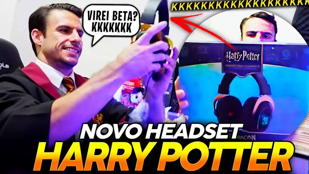 SUPER XANDÃO MOSTRA SEU NOVO SETUP DO HARRY POTTER KKKKKKKKKKKKKK