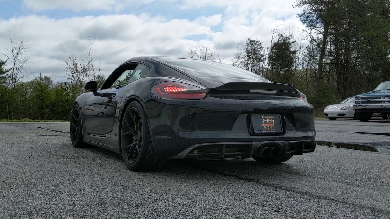 Porsche 981 Cayman 3.8L X51 &ndash; Soul Performance Exhaust Sound Test with Flat 6 Motorsports
