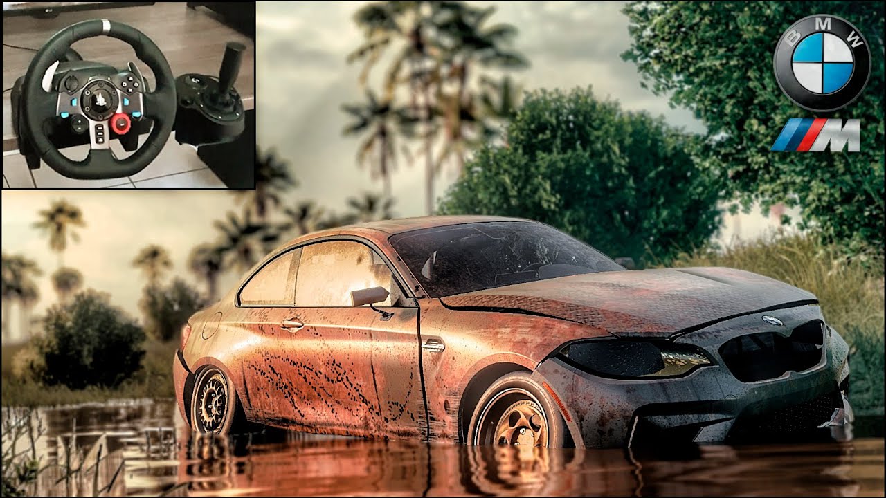 Rebuilding a BMW M2 Competition - NFS HEAT - LOGITECH G29 Gameplay