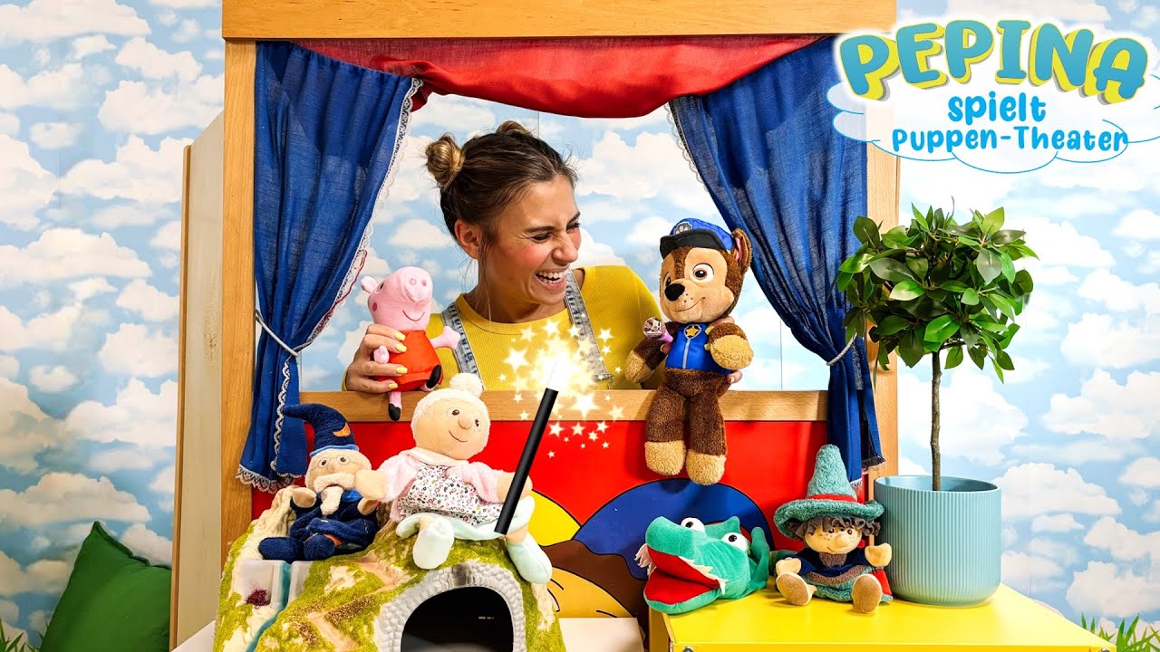 🪄 Pepina und der verlorene Zauberstab ✨ Puppentheater mit Zauberer Zickzack 🧙🏻‍♀️ Peppa Wutz & Chase