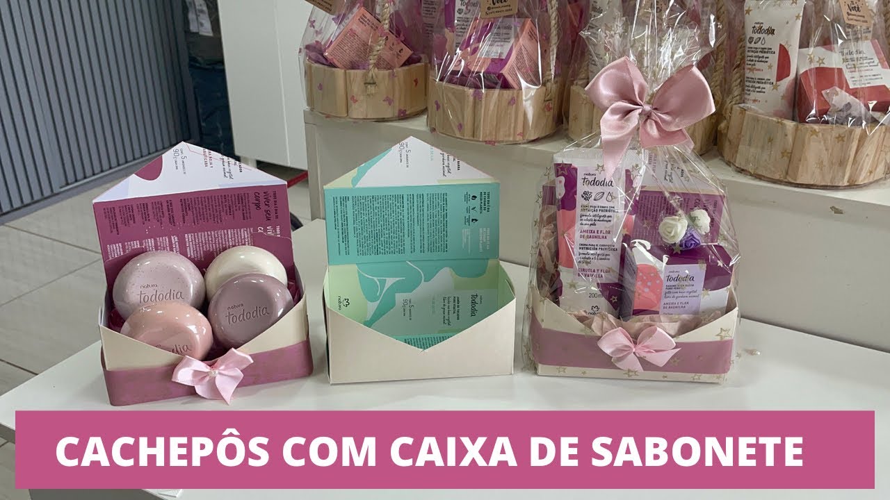 CACHEPÔS COM CAIXA DE SABONETE MUITO FÁCIL DE FAZER