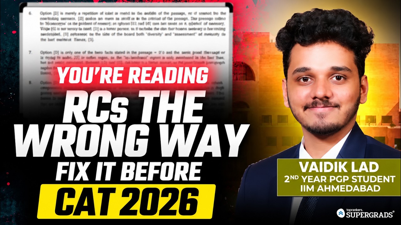 Crack VARC with THESE Proven RC Tricks for 99%ile in CAT 2025