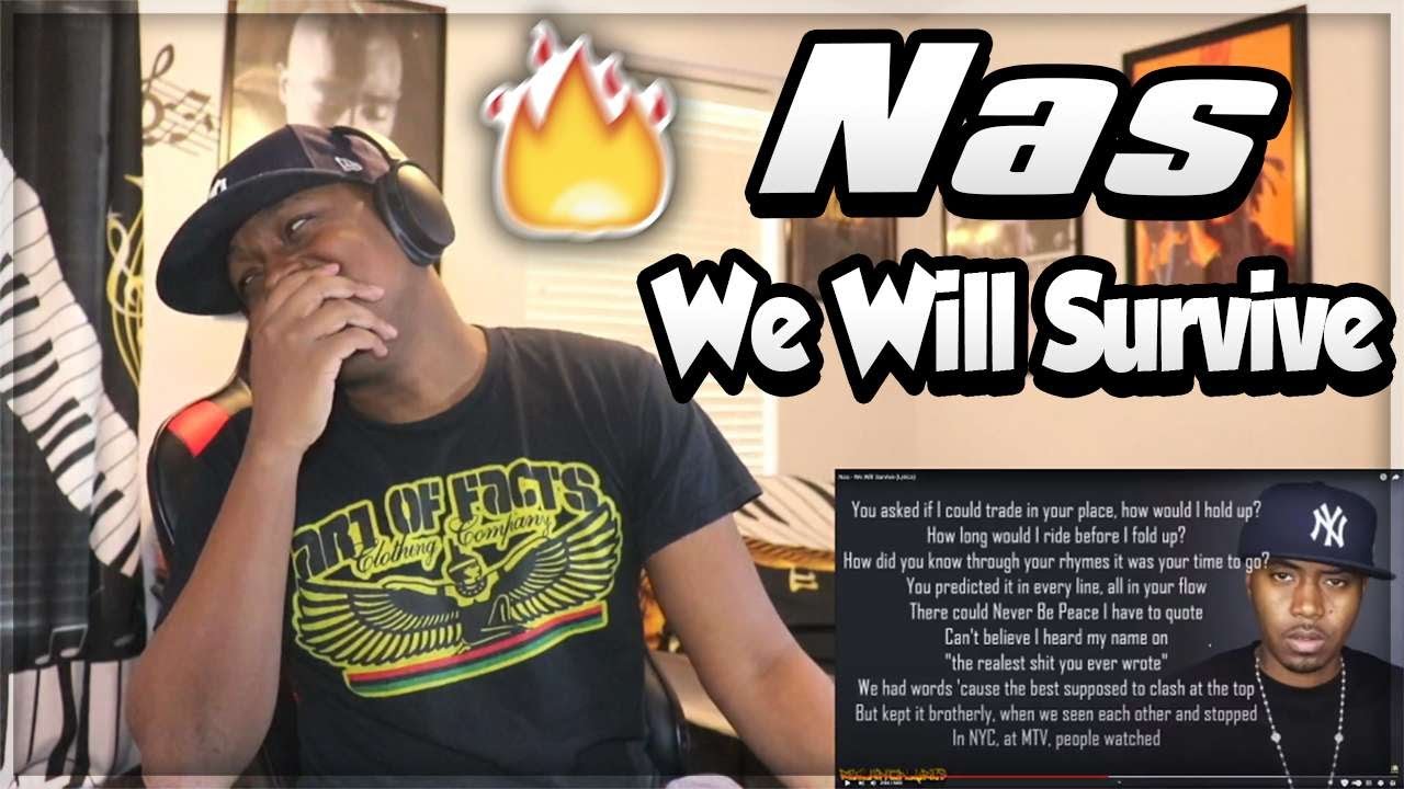 RIP TO PAC AND BIGGIE!!! Nas - We Will Survive (REACTION)